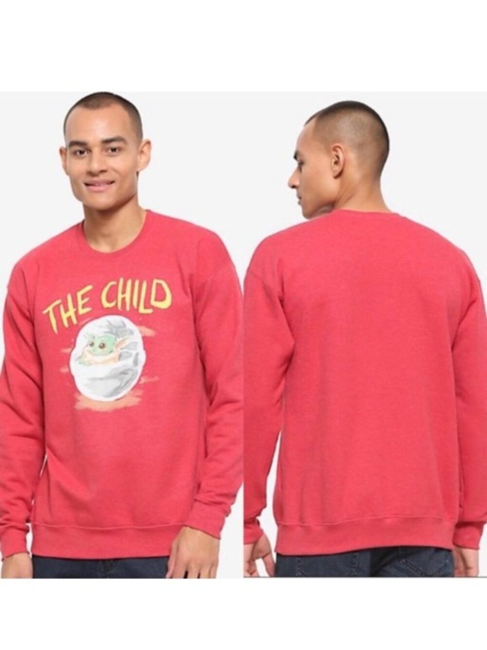 Star Wars The Mandalorian | Boxlunch Red Long Sleeve Sweater | Size Extra Small